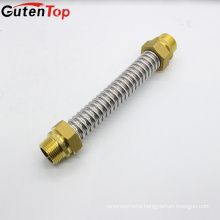 GutenTop High Quality Air Condition Stainless Steel Corrugated Flexible Hose with Brass Connector